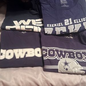 4 Dallas t shirts great condition